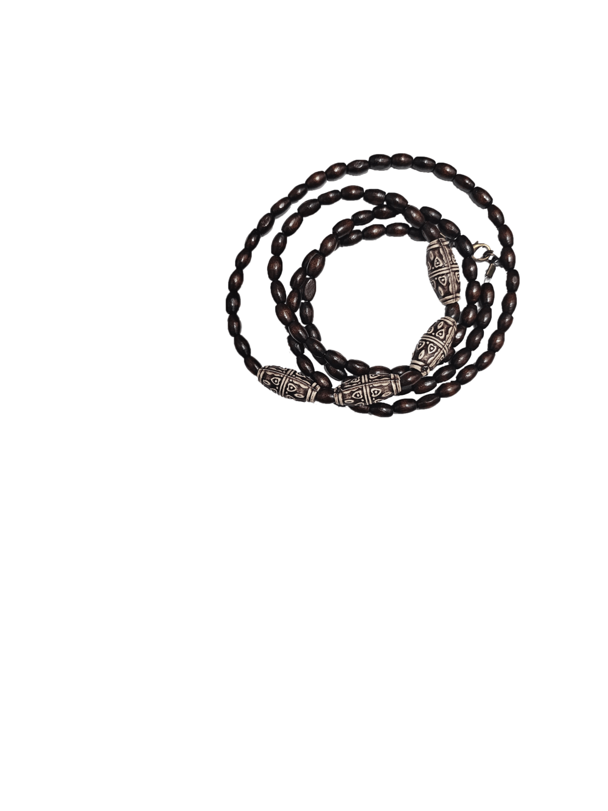 Bijutricotaje.ro|Colier și cercei din mărgele maro