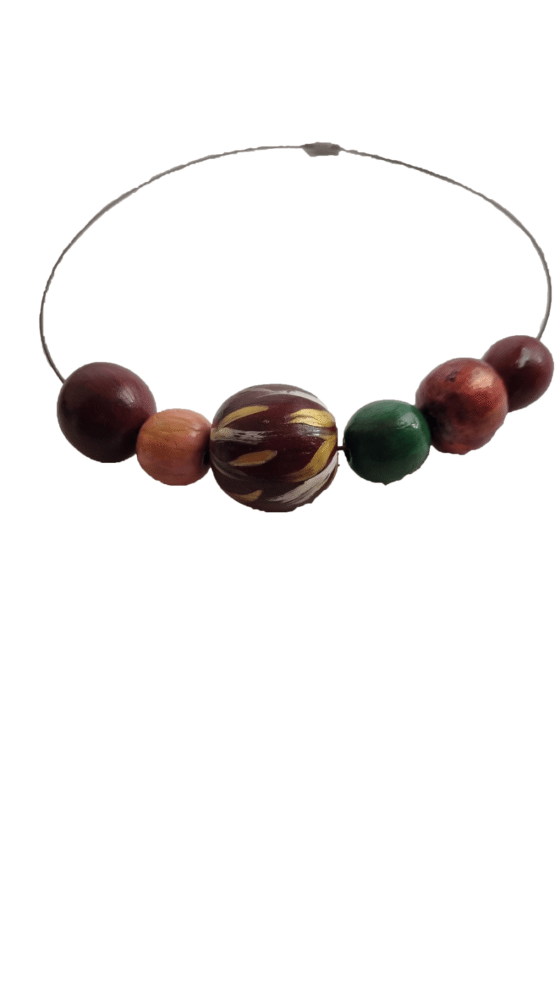 Bijutricotaje.ro | Colier painted wood