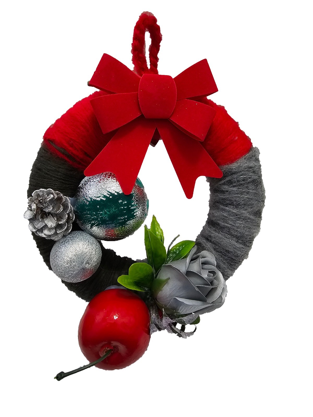 Bijutricotaje.ro | Coroniță pentru ușă, handmade unicată pentru Crăciun Bijutricotaje.ro|Coroniță pentru ușă, handmade unicată pentru Crăciun