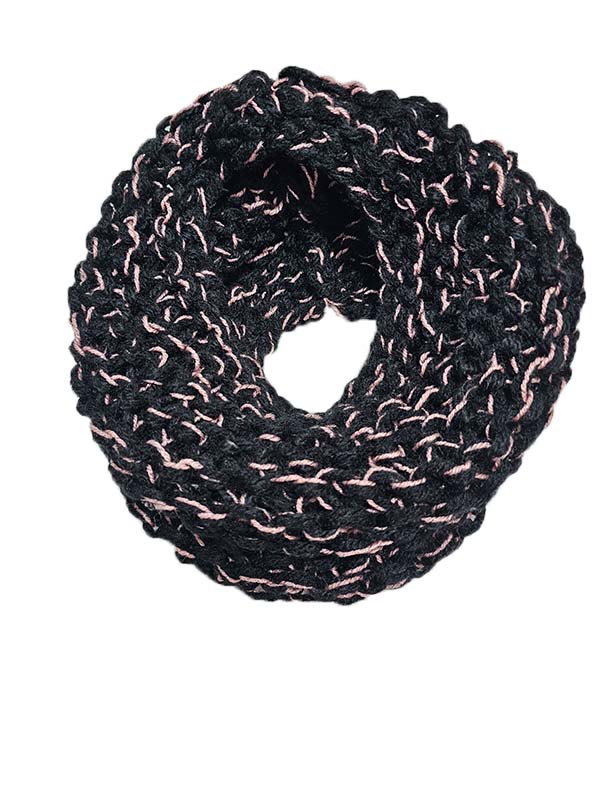 Bijutricotaje.ro | Fular circular negru unicat