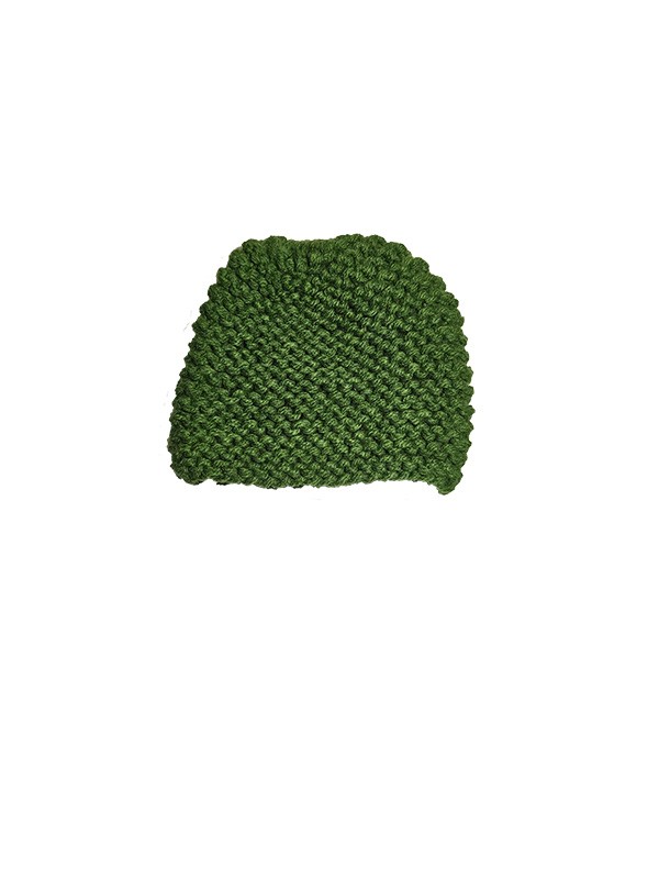 Bijutricotaje.ro | Căciulă verde tricotată unicat