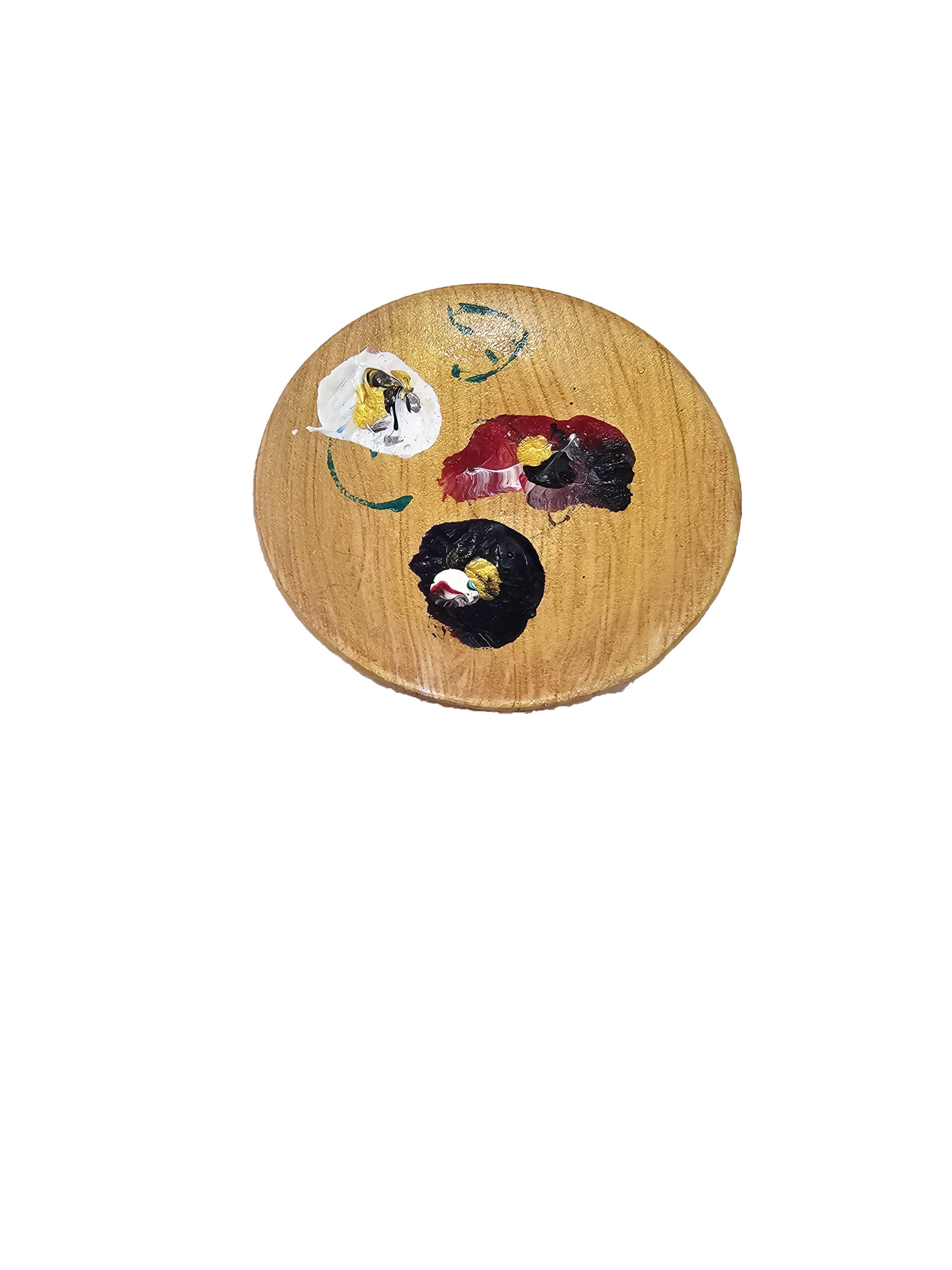 Bijutricotaje.ro | Magnet auriu pictat din ceramică arsă