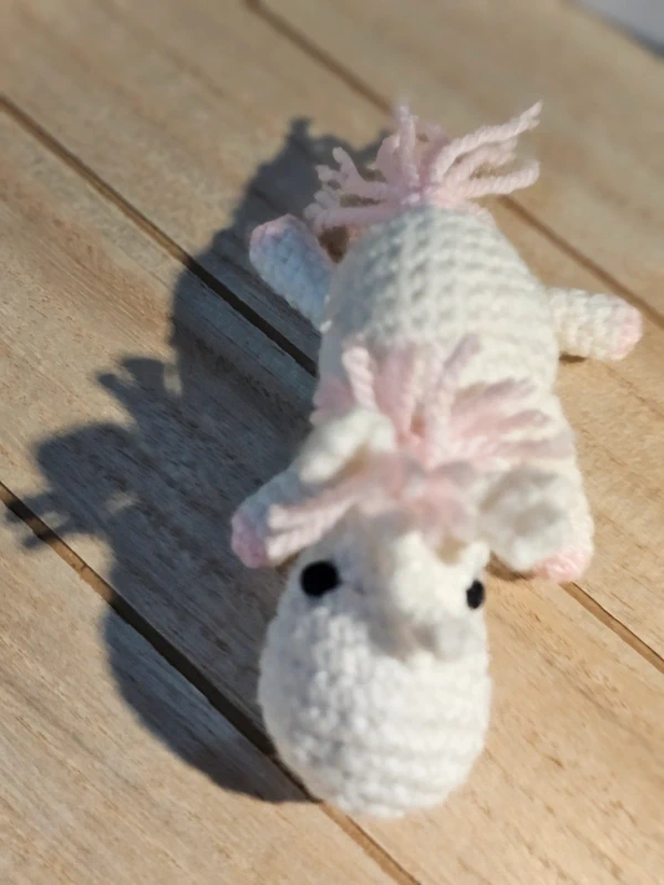 Bijutricotaje.ro | Jucărie croșetată mini Unicorn Amigurumi handmade, 13 cm